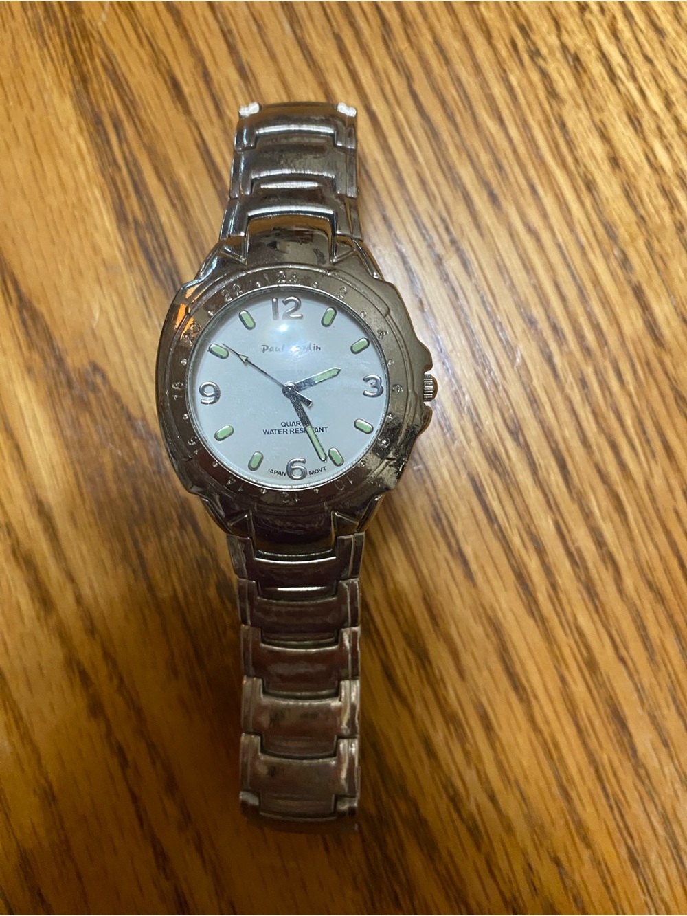 Silver Metal Bracelet Quartz Watch -